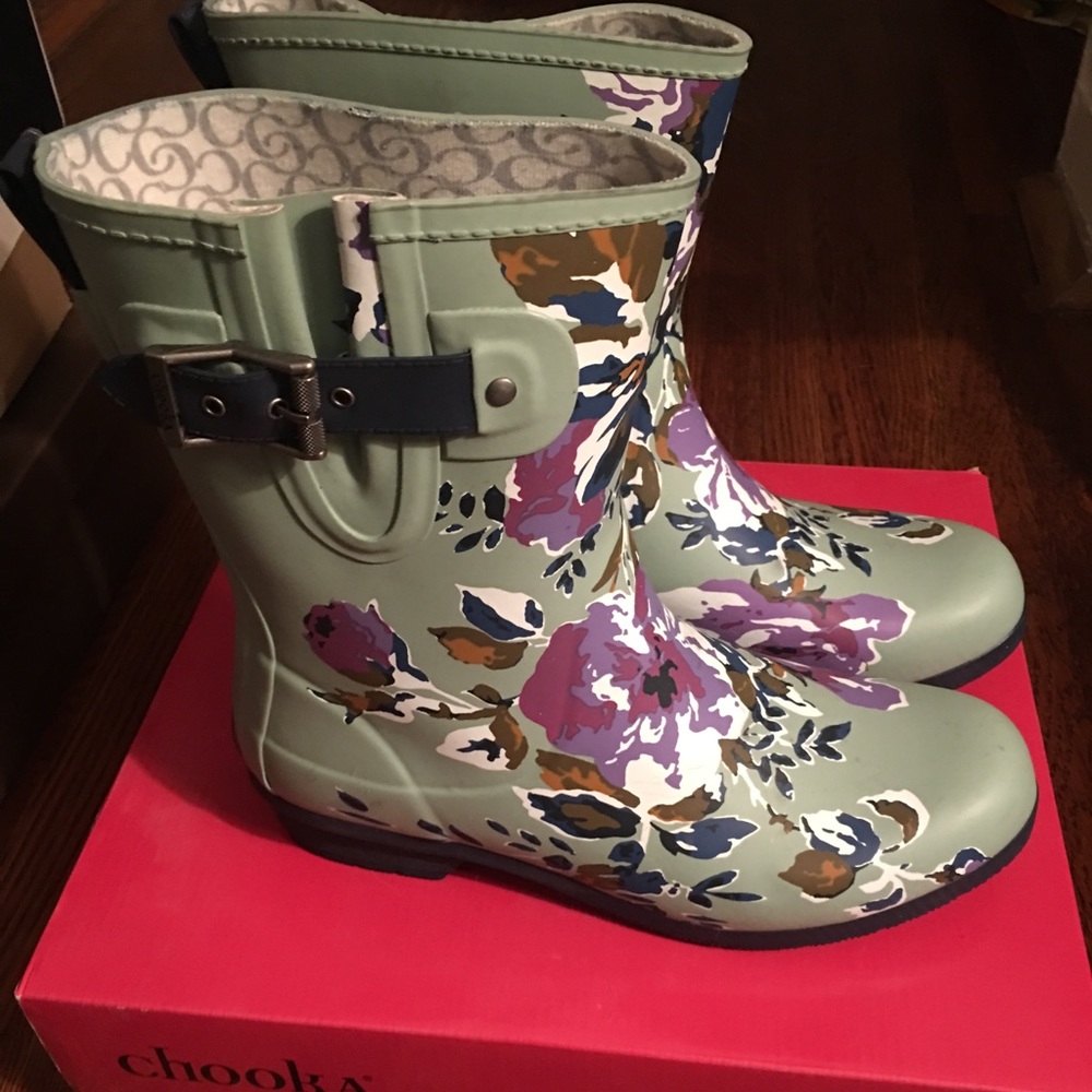 Chooka Rain Boots With Memory Foam - image 1